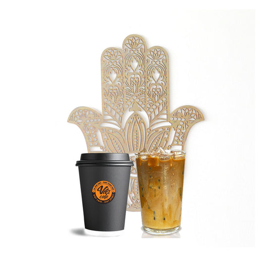 1 cà phê sữa đá + 1 tấm thiền gỗ Hamsa | Thiền | Cafe Việt