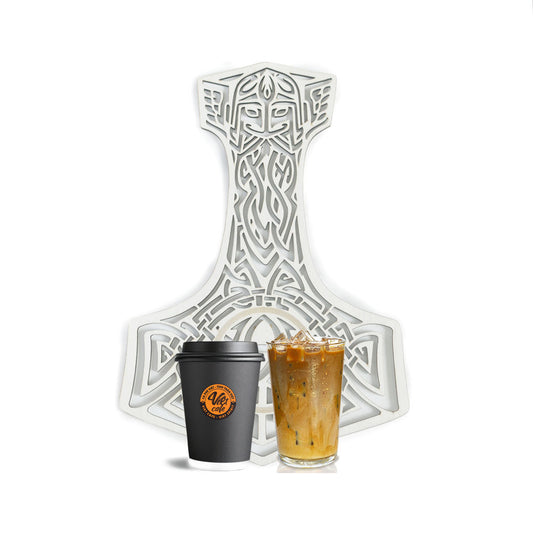1 cà phê sữa đá + 1 tấm thiền gỗ Thor | Thiền | Cafe Việt