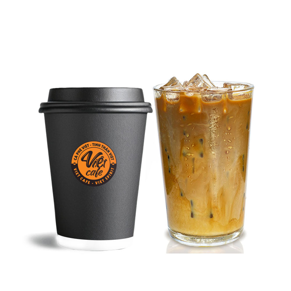 Cà phê sữa đá - Iced milk coffee | cafe Viet